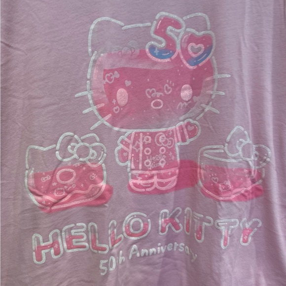 Sanrio Hello Kitty cafe 50th anniversary t shirt - Picture 4 of 6